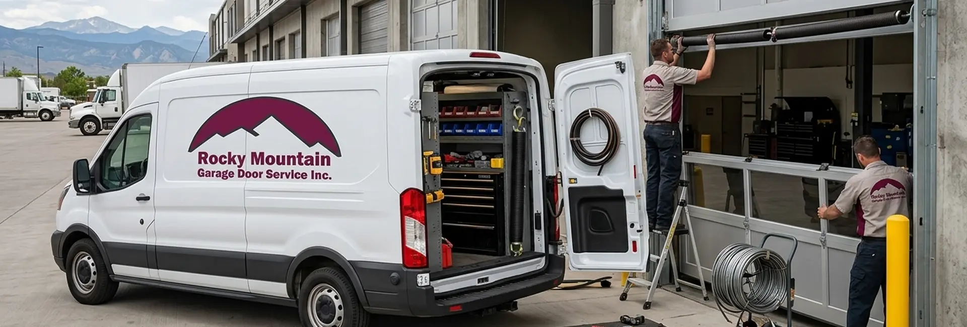 Commercial garage door services in Aurora