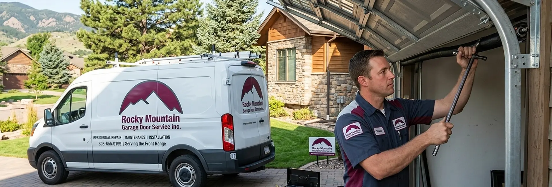 Residential garage door services in Arvada CO