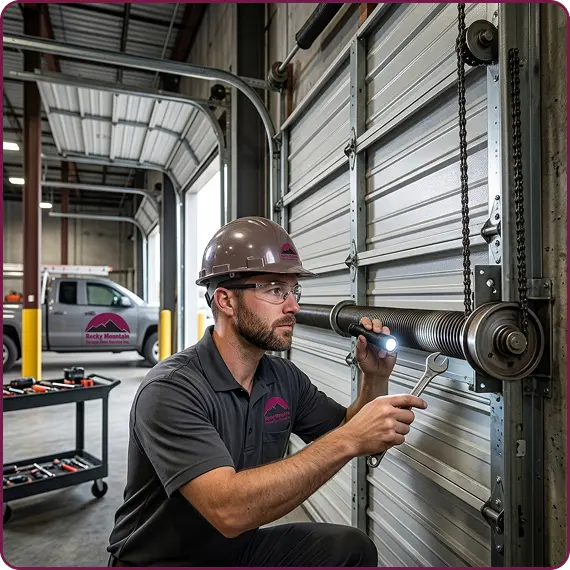 Residential garage door repair in Arvada
