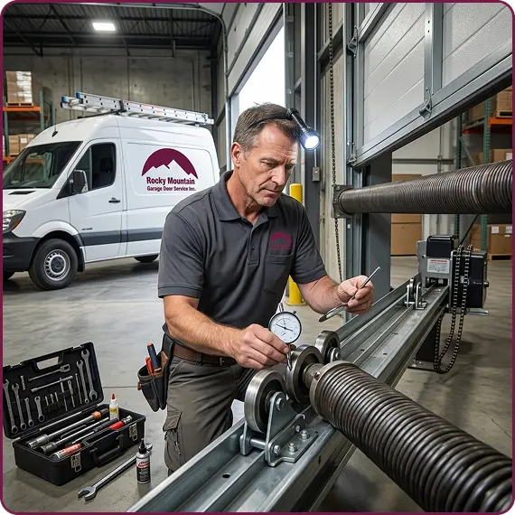 Residential garage door installation in Arvada