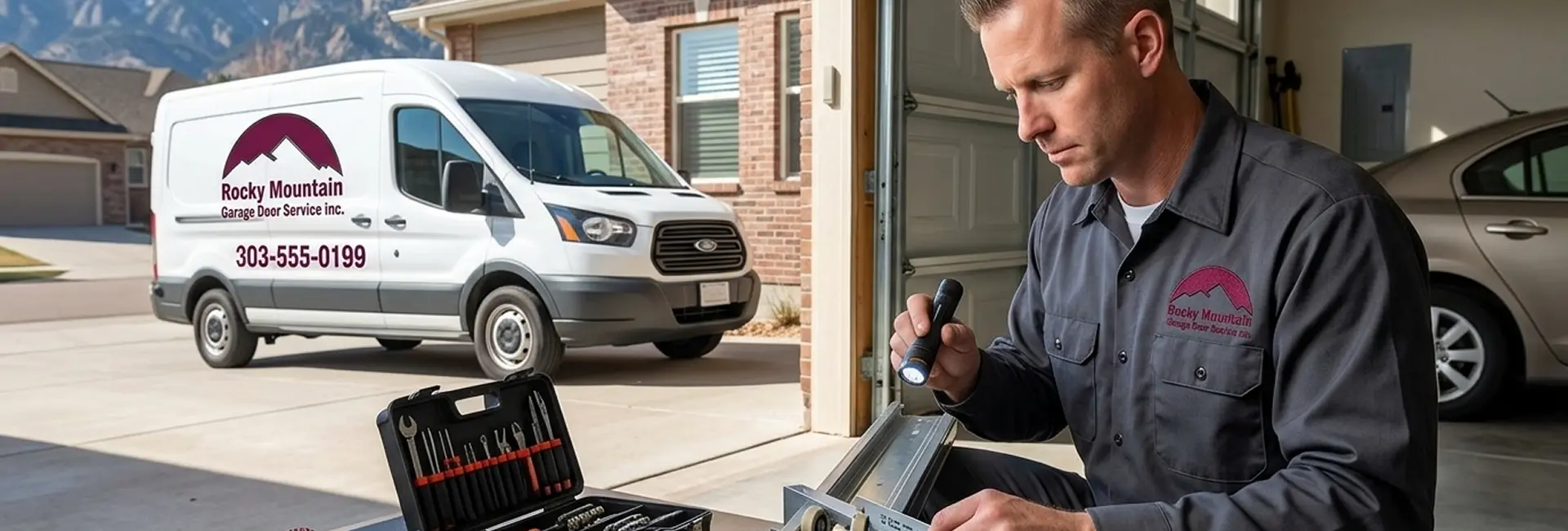 Residential garage door services in Thornton CO