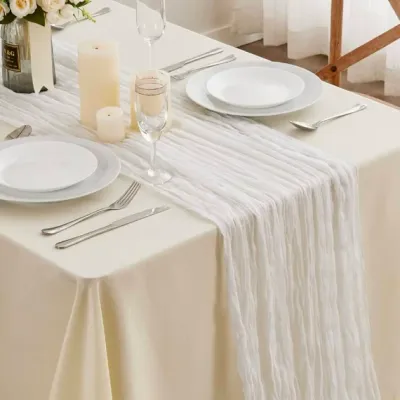 Cheesecloth Table Runner