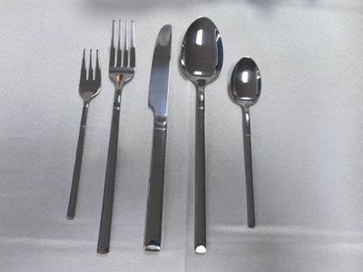 Rectangle Handle Mirror Polish Silver Cutlery