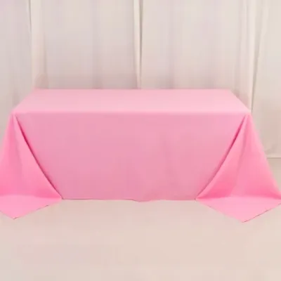 8Ft Rectangle Polyester Tablecloth