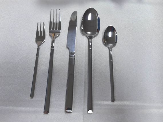 Rectangle Handle Mirror Polish Silver Cutlery