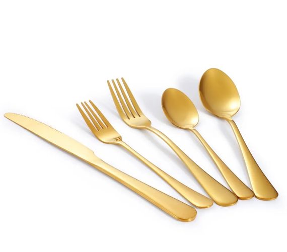 Matte Gold Plated Cutlery