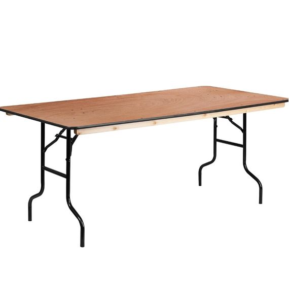 42" Wide Wood Banquet Table 