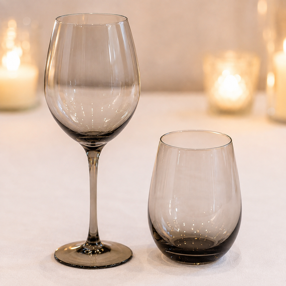 Onyx Fade Glassware