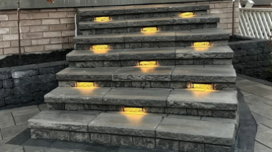 Outdoor lighting and turf