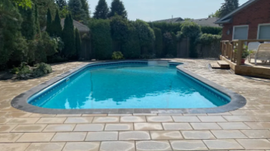 Pool landscaping