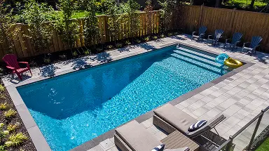 Pool landscaping