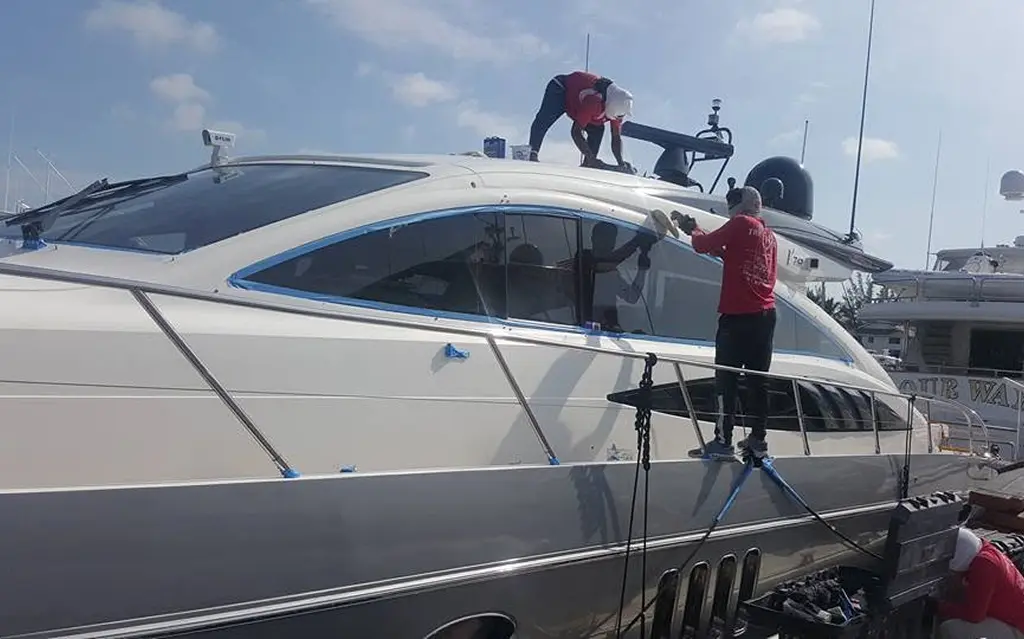 Ceramic coating for yachts in West Palm Beach