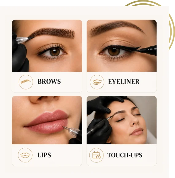 Permanent makeup services in Tyler beauty studio