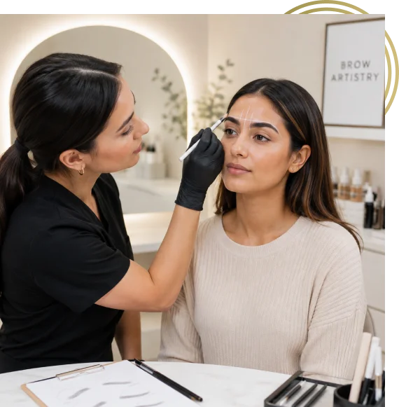 Permanent make up clinic in Tyler treatment room