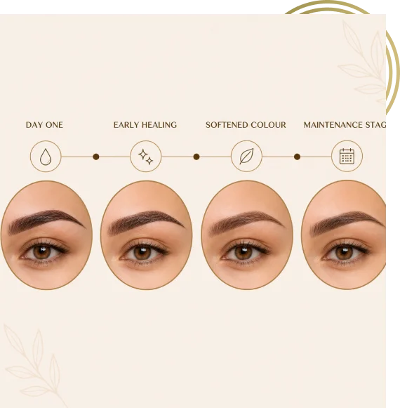 Soft permanent eyeliner for natural eye definition