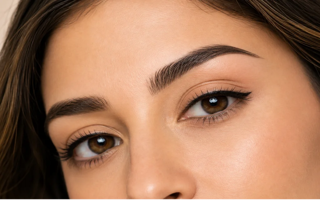 Permanent makeup services in Tyler for hair stroke brows