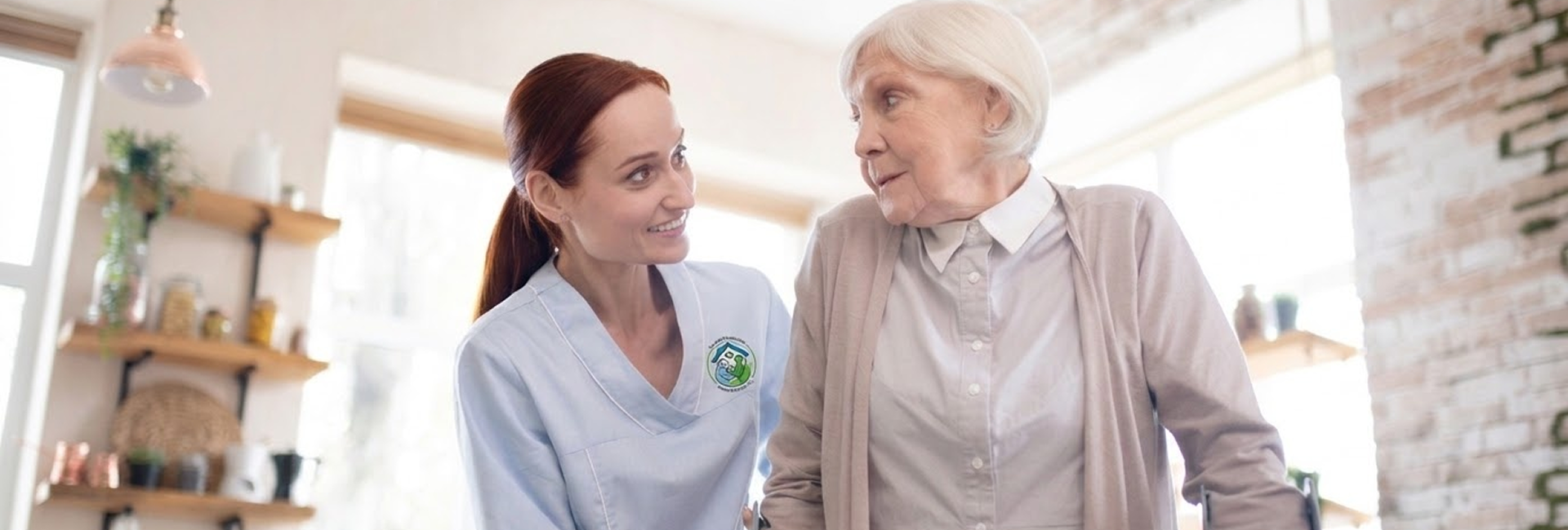 Trained caregiver providing Senior Home Care Calgary Services for safe and independent living