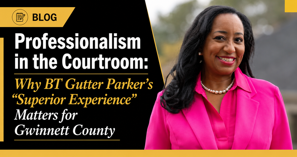 News & Updates by Committee to Elect BT Gutter Parker