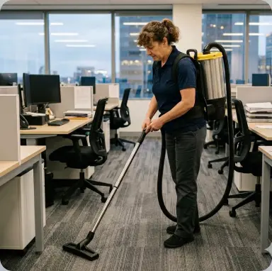 Modern office cleaning technology