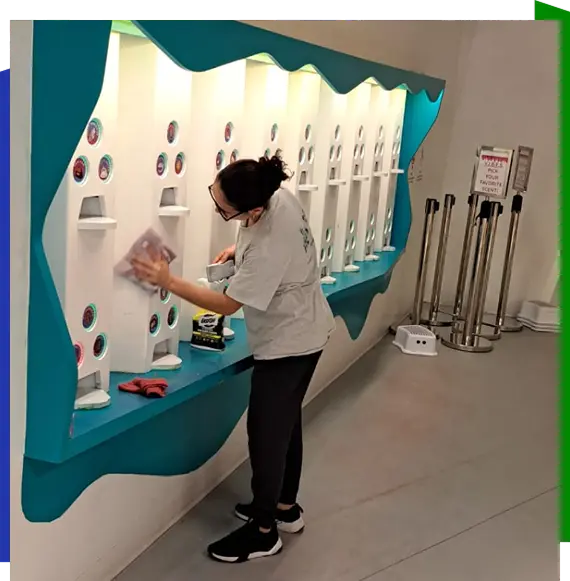 Janitorial company in Atlanta GA cleaning commercial building