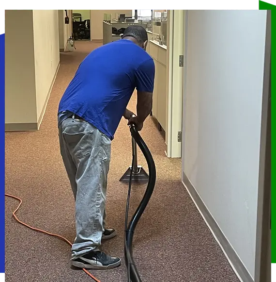 Commercial janitorial contractors maintaining Atlanta facility
