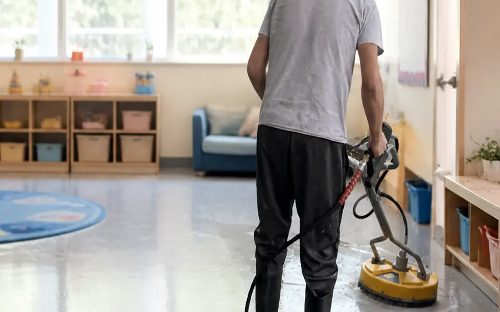 Daycare sanitization services for toys and high touch surfaces