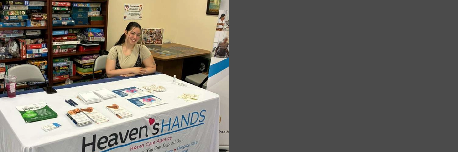 Compassionate caregiver visiting a client through a home care agency in California.