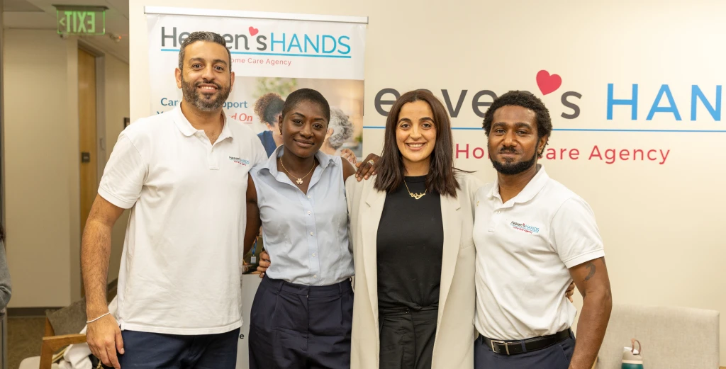 Professional staff representing Heaven’s Hands Home Care -  Senior Home Care Agency California