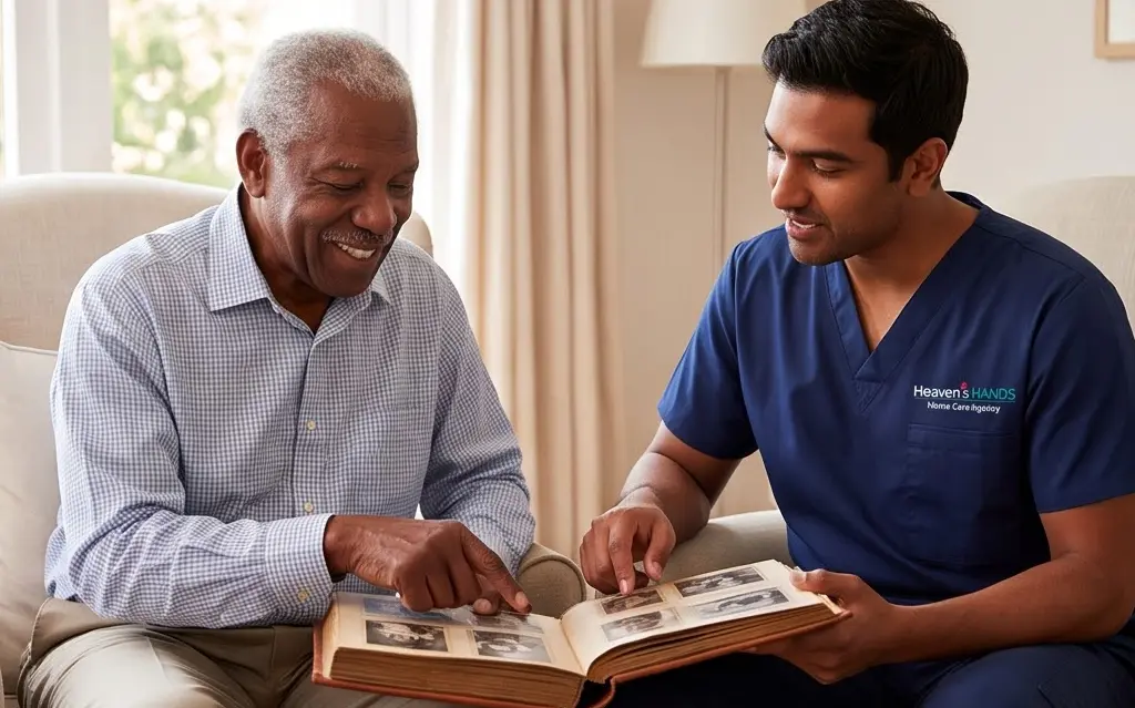 Caregiver providing 24 Hour Home Care Services California to support an older adult at home