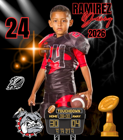 T-Shirt Concept #7 — Junior Athlete Tee Template