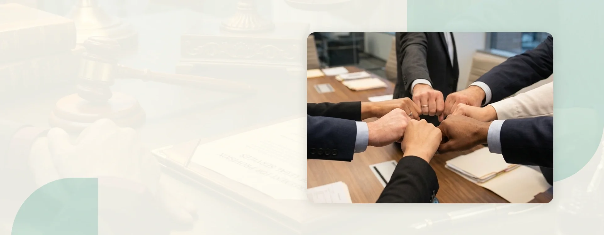 A law office in Toronto welcomes clients into its professional reception area.