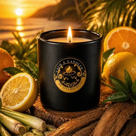 Candle Fragrance: Caribbean Teakwood