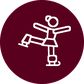 Student learning new techniques during figure skating training