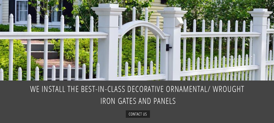 Ornamental Fencing- also known as Rod Iron Fencing or Wrought Iron Fences