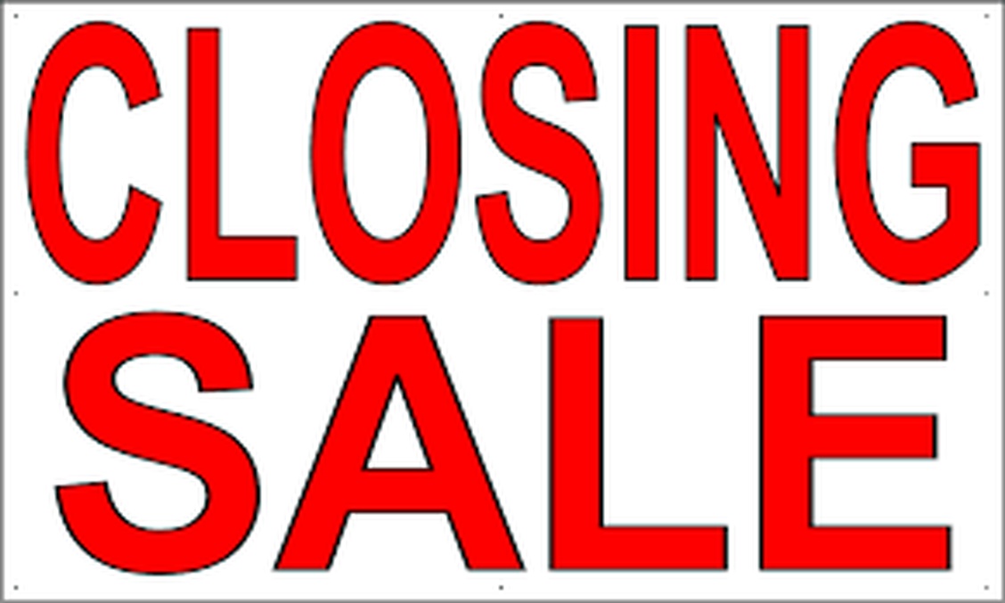 Closing Sale- Get 40%-60% off all Furniture in Stock. 