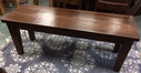 Dining Table Bench-Rough Cut-47w by 16d by 18h