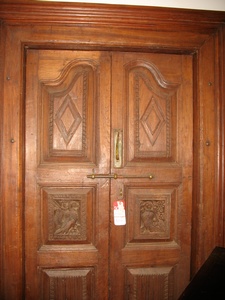 Regular Price $3800 - Carved Door-Teak-Diamond Carving-85h by 53w