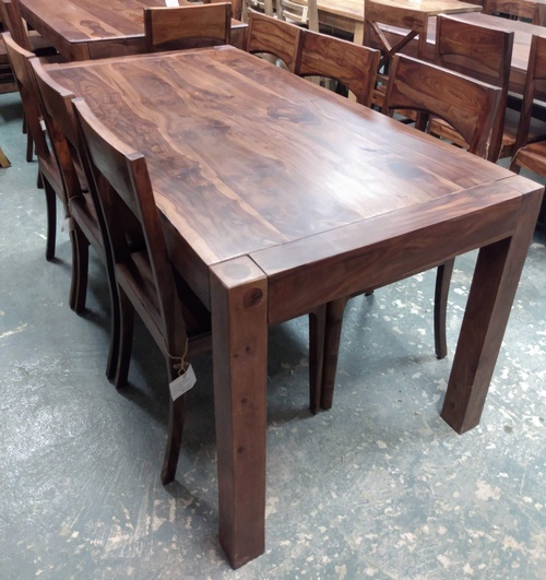 Dining Table-Solid Rosewood-63w x 31.5d x 30h