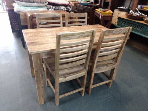 Dining Table-Solid Mango Wood -51 x 27.5 x 30