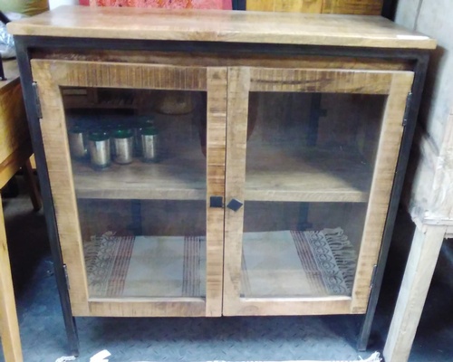 Cabinet with Glass Door-36w x 16d x 36h