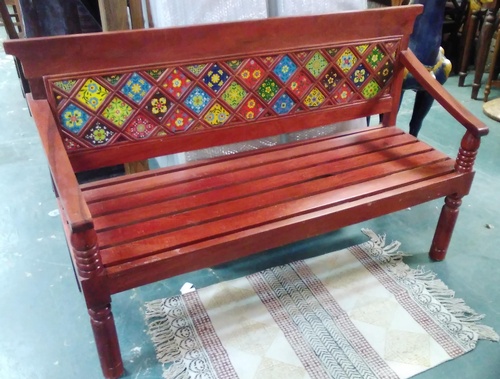 Bench-With Tile Inlay-59 x 19 x 3ft (18